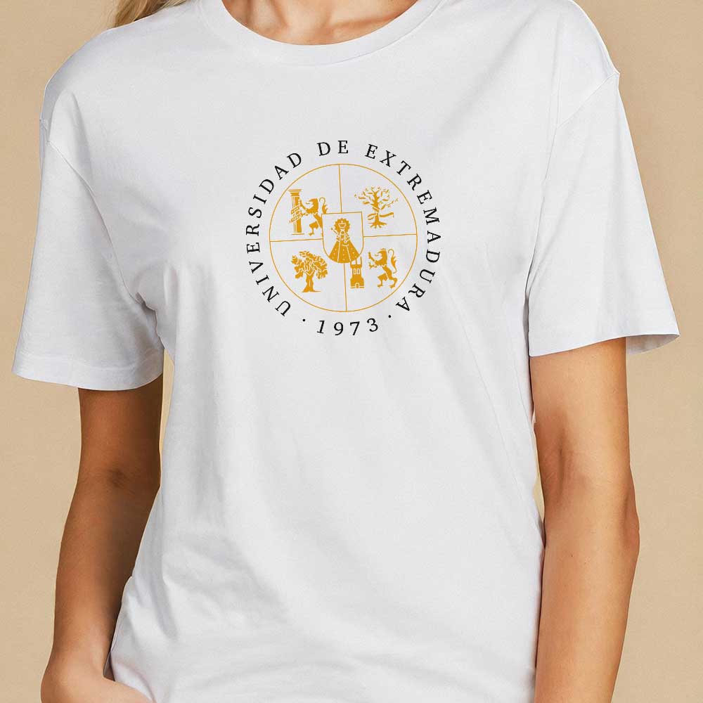Ejemplo camiseta Universidad de Extremadura