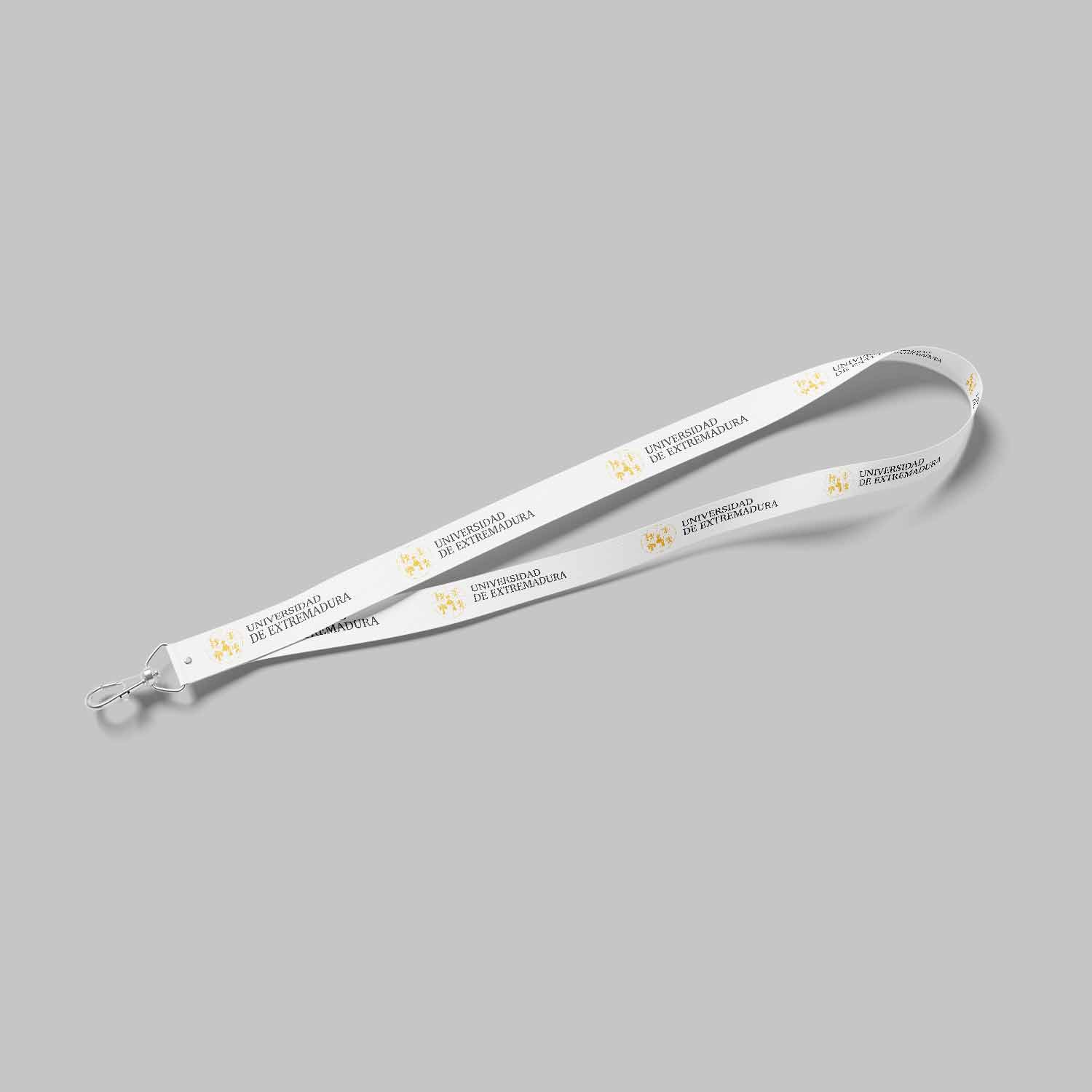 Ejemplo lanyard Universidad de Extremadura