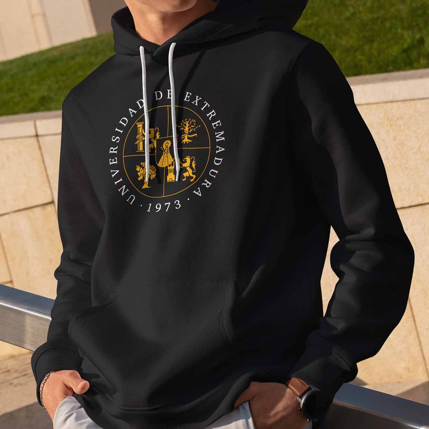 Ejemplo sudadera Universidad de Extremadura